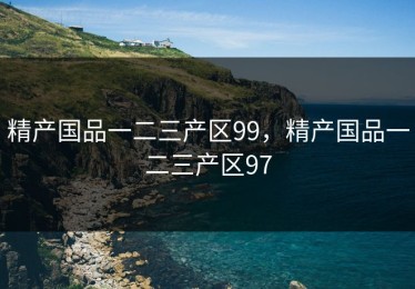 精产国品一二三产区99，精产国品一二三产区97