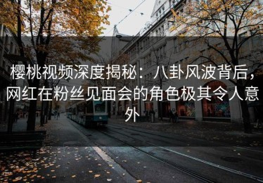 樱桃视频深度揭秘：八卦风波背后，网红在粉丝见面会的角色极其令人意外