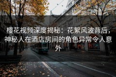 樱花视频深度揭秘：花絮风波背后，神秘人在酒店房间的角色异常令人意外
