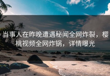 当事人在昨晚遭遇秘闻全网炸裂，樱桃视频全网炸锅，详情曝光
