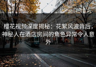 樱花视频深度揭秘：花絮风波背后，神秘人在酒店房间的角色异常令人意外
